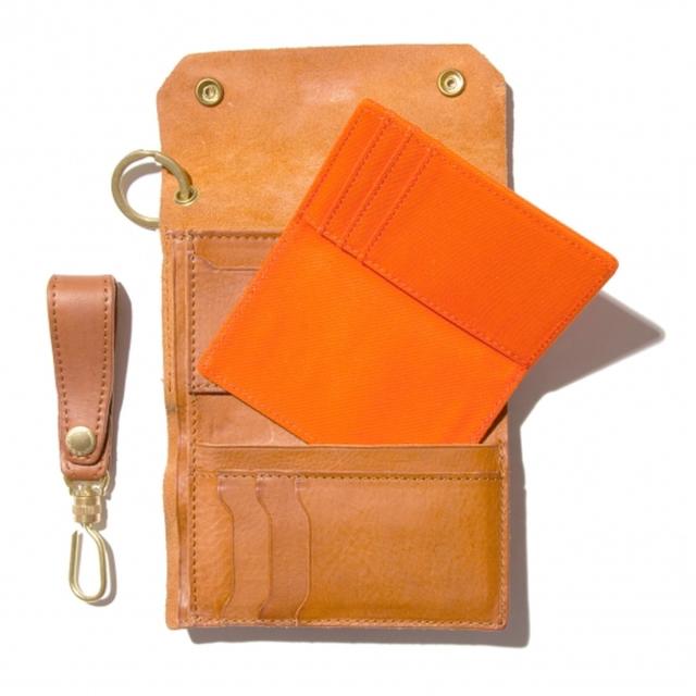 アッソブ公式通販 / AS2OV (アッソブ) 財布 メンズ OILED SHRINK LEATHER SHORT WALLET / 折財布 101402 レザー ミニ財布 キーケース 小銭入れ 革 折り畳み_4