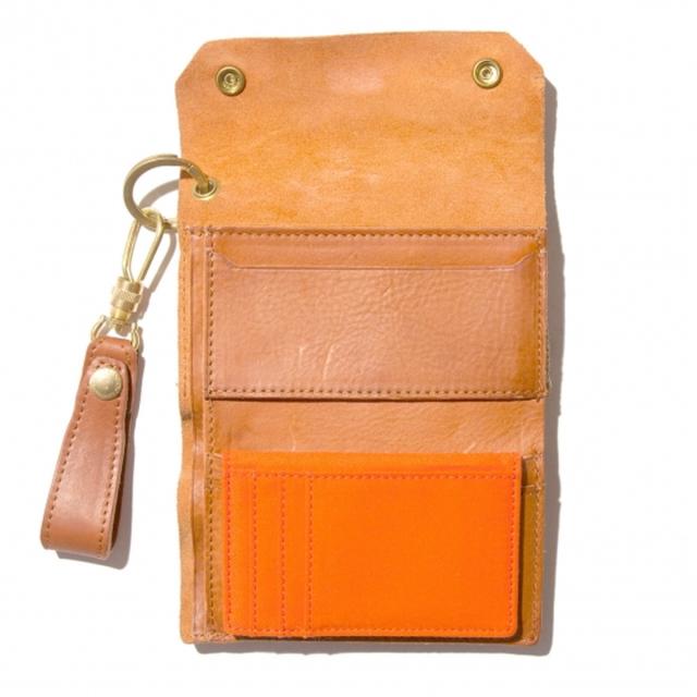 アッソブ公式通販 / AS2OV (アッソブ) 財布 メンズ OILED SHRINK LEATHER SHORT WALLET / 折財布 101402 レザー ミニ財布 キーケース 小銭入れ 革 折り畳み_5