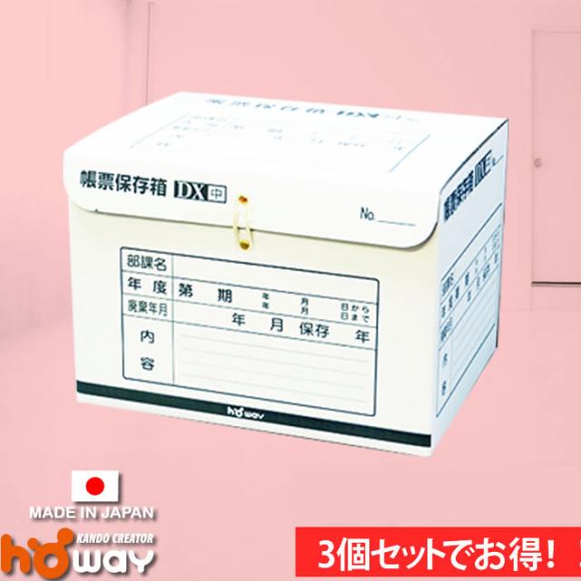 法人限定 帳票保存箱 デラックスタイプ中 15箱入り3セット