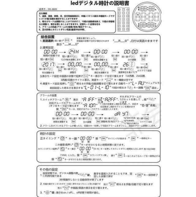 掛け時計 リモコン付き 大画面液晶 壁掛け温度計湿度計LEDデジタル電子壁掛け時計 照明 自動感応夜光 壁掛け時計の通販はau PAY マーケット -  SSSショップ