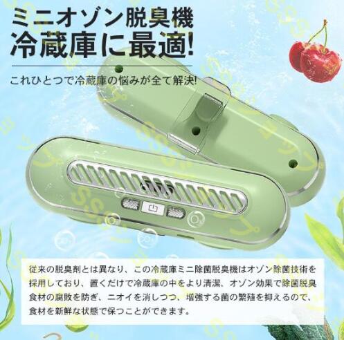冷蔵庫脱臭専用】オゾン発生器 空気清浄機 4in1多機能 脱臭機 小型