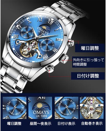 KOMONO. コモノ 腕時計 ワルサー レトログレード ブラック