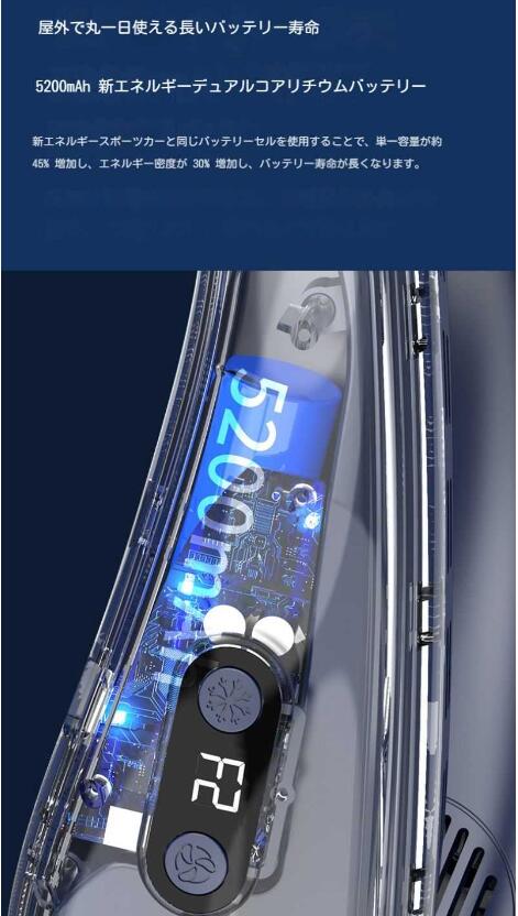 20%超還元セレクト】ネッククーラー 半導体冷凍チップ 720°循環送風