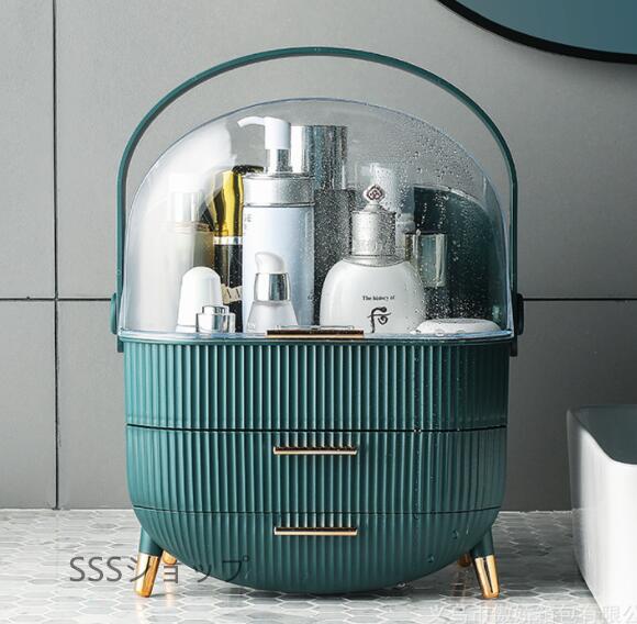 メイクボックス 化粧品収納ボックス ブラシカートリッジ付き 超大容量 3トレイ 引き出し小物 コスメボックスの通販は