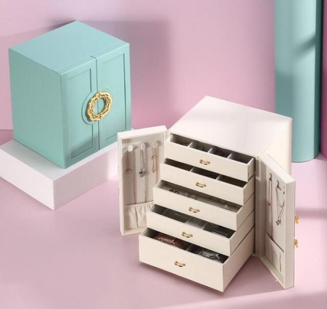 ジュエリーボックス 大容量 フェルト 可愛い おしゃれ アクセサリーボックス ジュエリーケースの通販は 5,500円