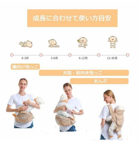 【20%超還元セレクト】抱っこ紐 新生児 ヒップシート 抱っこひも 抱っこ ヒップシートキャリア ヒップキャリアシート ベビーキャリア ウエストキャリー分離可の通販は