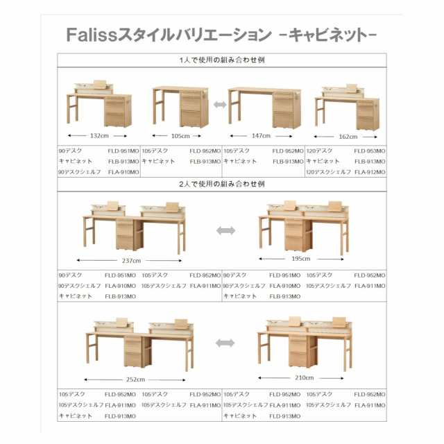 コイズミ ファリス キャビネット学習デスク koizumi 木製 木製机 兄弟 ランドセルハンガー おしゃれ ナチュラル シンプル ブランド FLB-9