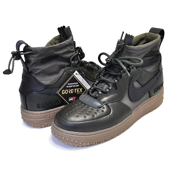 ナイキ エアフォース 1 ウインター ゴアテックス Nike Air Force 1 Winter Gore Tex Sequoia Blk Medium Olive Af1 撥水 防水 スニーカーの通販はau Pay マーケット シューズマニア