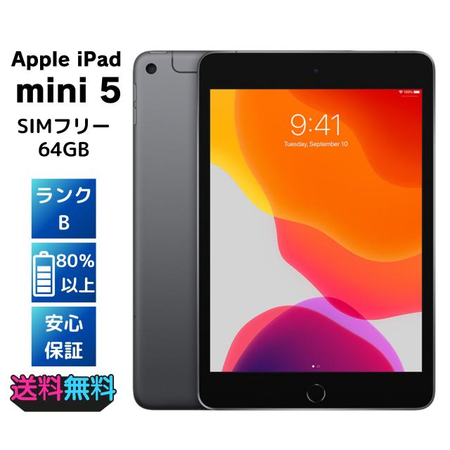 美品☆iPad mini 第5世代 Wi-Fi + Cellular 64GB iPadmini 第5世代 64 WiFi iPhone - 美品 iPad mini 第5世代 64GB Wi-