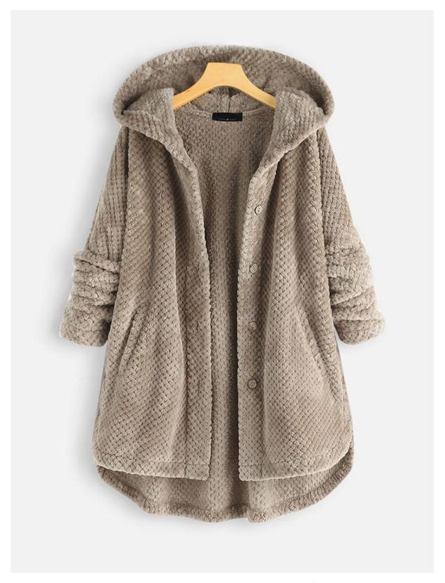 【S〜5XL】カーディガン ニットケーブル レディース 厚手 パーカー セーター ケーブル編み フード付き ジップアップ 前開き ニットカーディガン 防寒 ゆったり アウター 長袖 ホワイト カーキ ブラウン ベージュ 春 秋 冬 母の通販は