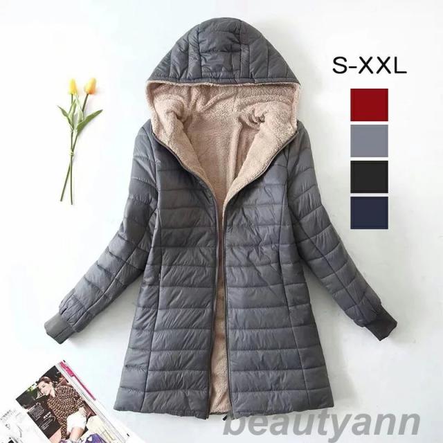 ダウンジャケット レディース ブルゾン ライトダウン ライトアウター スタンドカラー 軽量 暖かい ダウン ロング丈 秋冬 防寒 通勤 母の日 プレゼント 5,292円