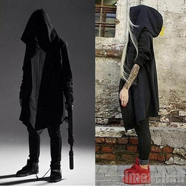 新生活 気楽 コスプレ アサシン パーカー ブラックフード 丈長 フード付き ポケット付き ヨーロッパ 南米 中世 男女兼用 演劇 新劇 コスプレ衣装 貴族 衣装 メンズ 撮影用 舞台ステの通販は 4,938円