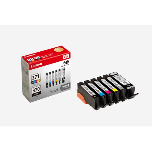 キヤノンインクタンク　ＢＣＩ−３７１＋３７０／６BCI-371+370/6MP　ご注文合計金額900円以上送料無料発送