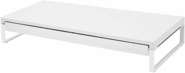 リヒトラブ机上台　幅５９０ｍｍ　引出し付　白A-7338-0　ご注文合計金額900円以上送料無料発送の通販は 5,319円