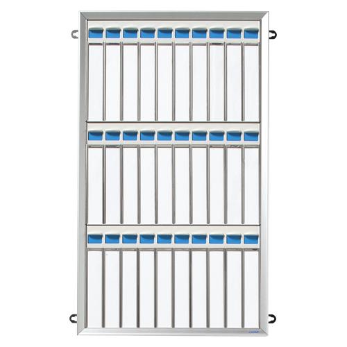 クラウン名札掛（アルミ枠付）　３０名用CR-NF300K-AL　ご注文合計金額900円以上送料無料発送