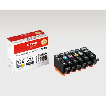 キヤノンインクタンクＢＣＩ−３２６＋３２５マルチBCI-326+325/6MP　ご以上送料無料発送