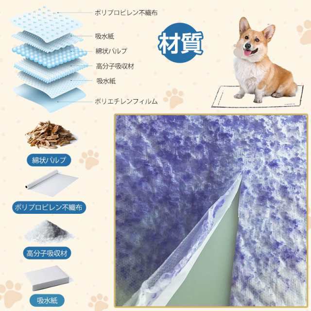 ペットシーツ 薄型 レギュラー 200枚ワイド 100枚スーパーワイド 50枚 トイレシート ペット シーツ 犬 猫 2パックの通販はau PAY  マーケット - HAMI PET