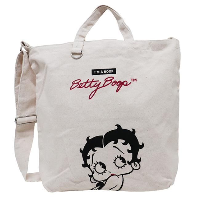 ベティーちゃん グッズ トートバッグ 帆布 ショルダーバッグ レディース バック ベティーブープ ロゴ 全国送料無料 ゆうパケット発送限定の通販はau Pay マーケット 服飾雑貨専門店 エクサス Au Pay マーケット店