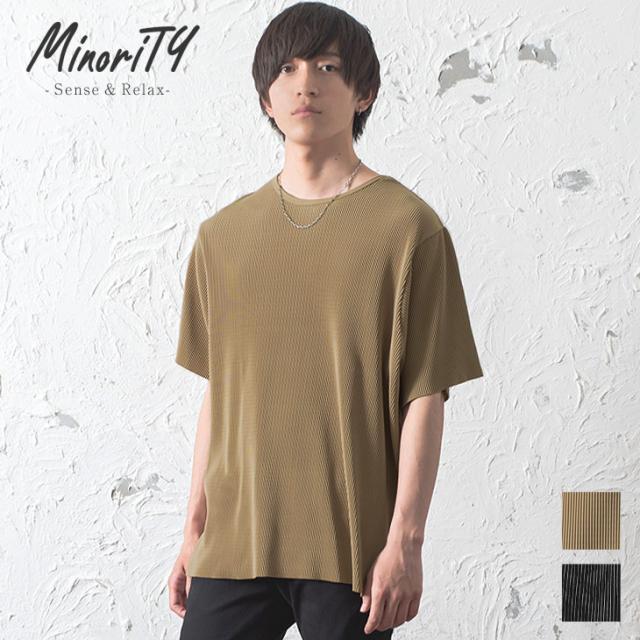 ビッグtシャツ メンズ セットアップ メンズ プリーツ ビッグシルエットtシャツ 半袖tシャツ オーバーサイズ Tシャツ カットソー 大きいサの通販はau Pay マーケット Minority メンズセレクトショップ