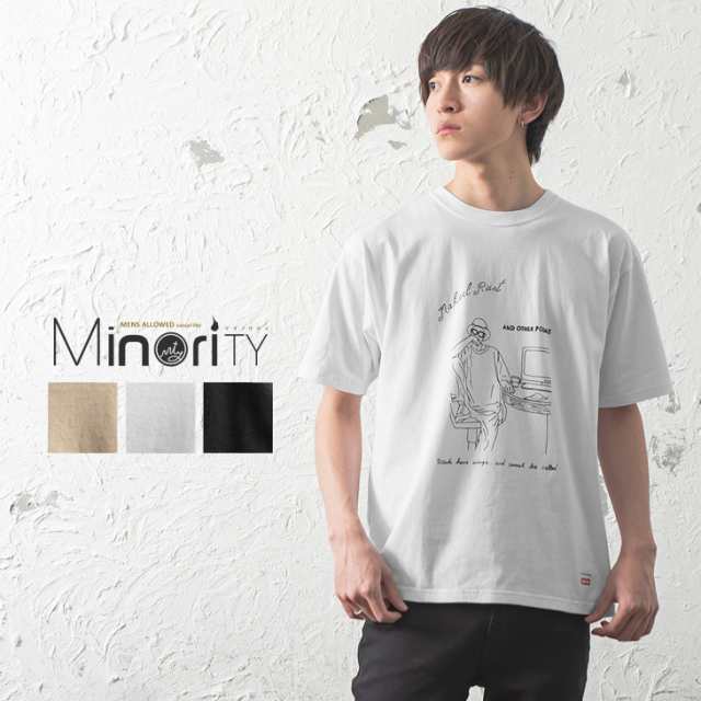 Tシャツ メンズ 半袖 プリントtシャツ メンズ 半袖tシャツ 白 白t メンズ 無地 ロンティー ワンポイント プリント シンプル ゆったり ビの通販はau Pay マーケット Minority メンズセレクトショップ