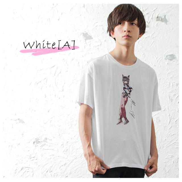 Tシャツ メンズ 半袖tシャツ ビッグtシャツ メンズ ネコ柄 ビッグシルエットtシャツ オーバーサイズ Tシャツ 猫柄 ねこ柄 ゆったりサイズの通販はau Pay マーケット Minority メンズセレクトショップ