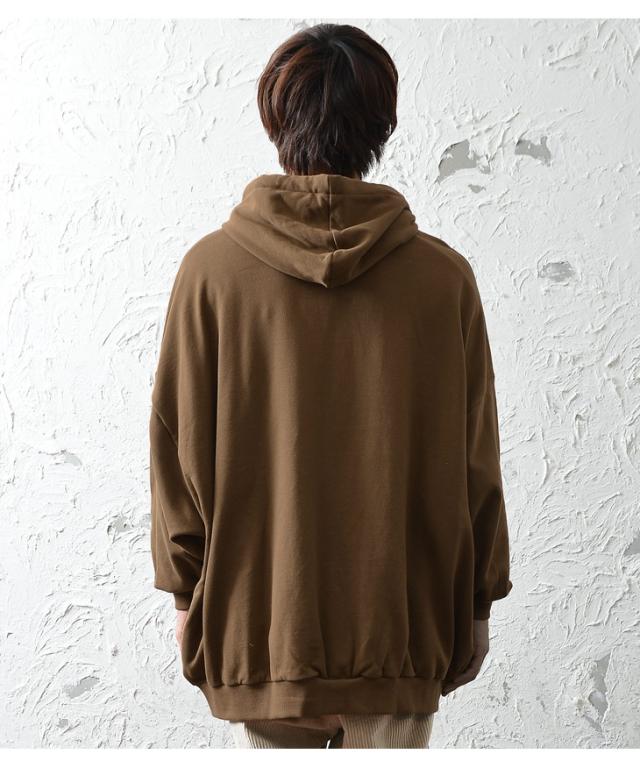 パーカー メンズ パーカー ドルマン ジップパーカー ジップアップ パーカー メンズ ドルマンスリーブ メンズ ドルマン パーカー 大きいサの通販はau Pay マーケット Minority メンズセレクトショップ