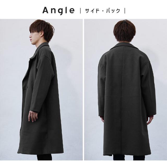 コート メンズ 冬 ロングコート アウター 冬メンズ ロング丈 長袖 コート ロング メンズ ビッグシルエット メンズ オーバーサイズ 大きいサイズ チェック 無地 韓国 ファッション メンズファッション モード系 秋服 秋 秋新作 hit_d 新作 秋冬新作 あったか_f コート メンズ 冬 ロングコート アウター 冬メンズ ロング丈 長袖