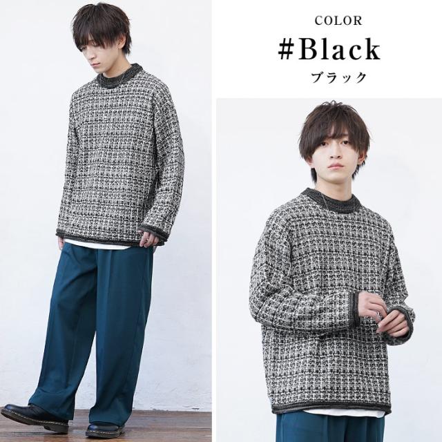 MinoriTY SELECT ツイードニットの通販は MinoriTY SELECT ツイードニットの通販は