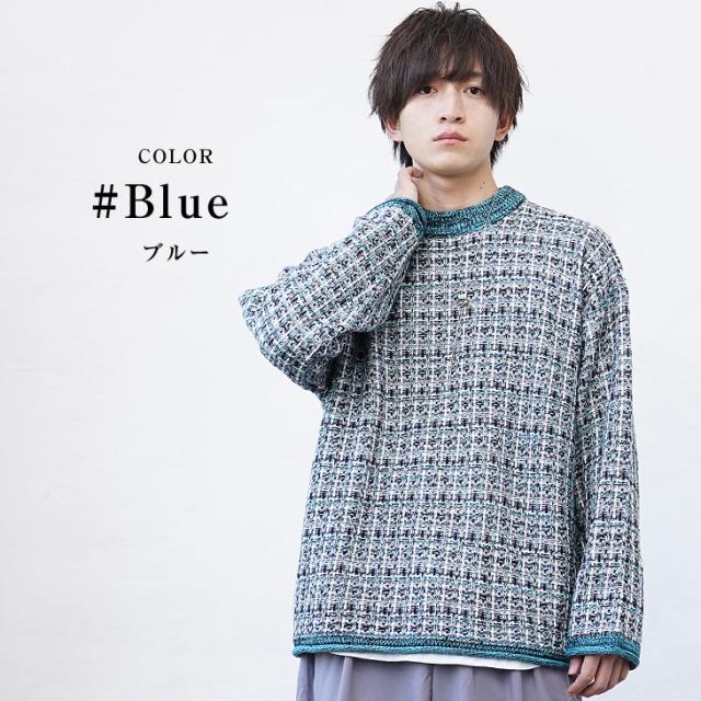 MinoriTY SELECT ツイードニットの通販は MinoriTY SELECT ツイードニットの通販は