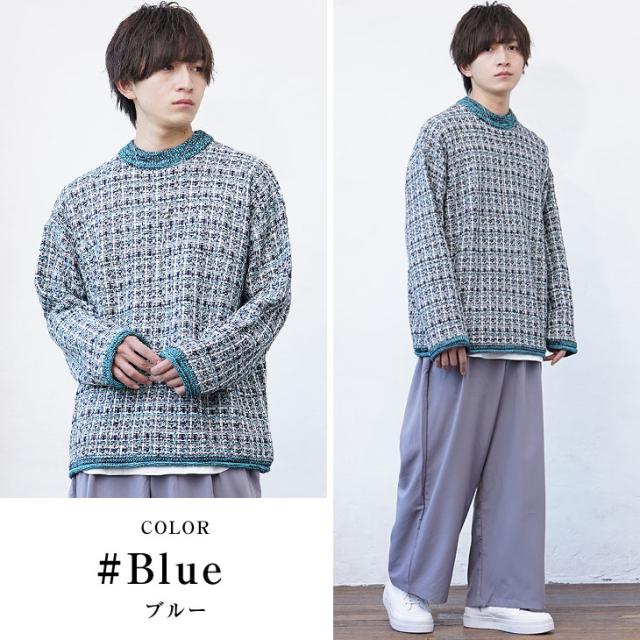 MinoriTY SELECT ツイードニットの通販は MinoriTY SELECT ツイードニットの通販は