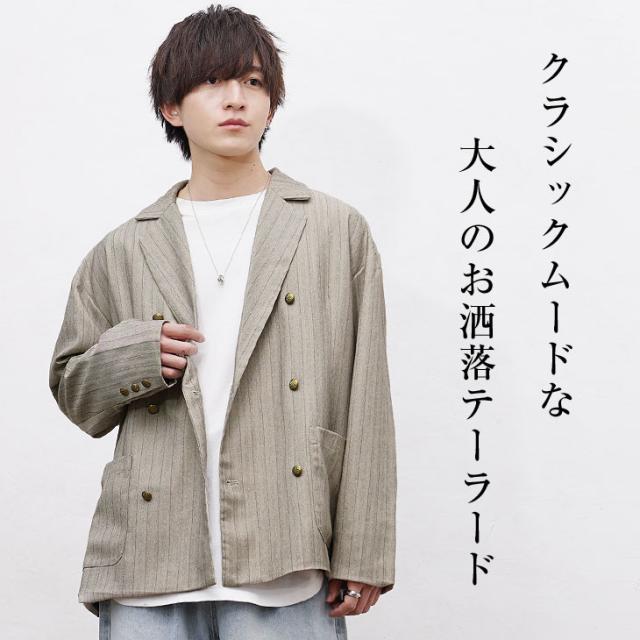 【送料無料】テーラードジャケット メンズ オーバーサイズ ビッグシルエット ブレザー メンズ テーラード ジャケット ライトアウター とろみ素材 スーツ地 大きいサイズ セットアップ対応 韓国 ファッション 春服 春 春夏 メンズファッション モード系 minority マイノリティ_1