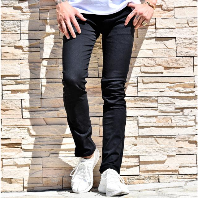 スキニー 黒 メンズ スキニーパンツ ストレッチ チノパン ストレッチパンツ メンズストレッチパンツ 冬新作 冬 冬物 黒 ブラック グレー の通販はau Pay マーケット Joker