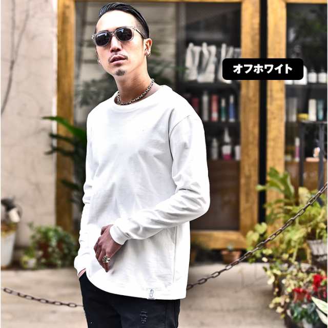 長袖tシャツ メンズ ブランド 無地 Tシャツ 長袖 ロンt クルーネック