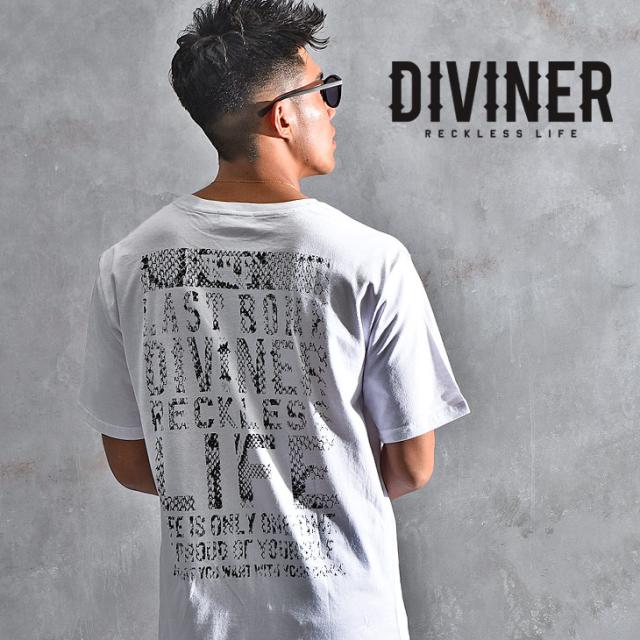 Diviner ディバイナー Tシャツ メンズ ロング丈 ロング カットソー 半袖 ゆったり 厚手 おしゃれ 大きいサイズ お兄系 黒 白 ブラック ホの通販はau Pay マーケット Joker