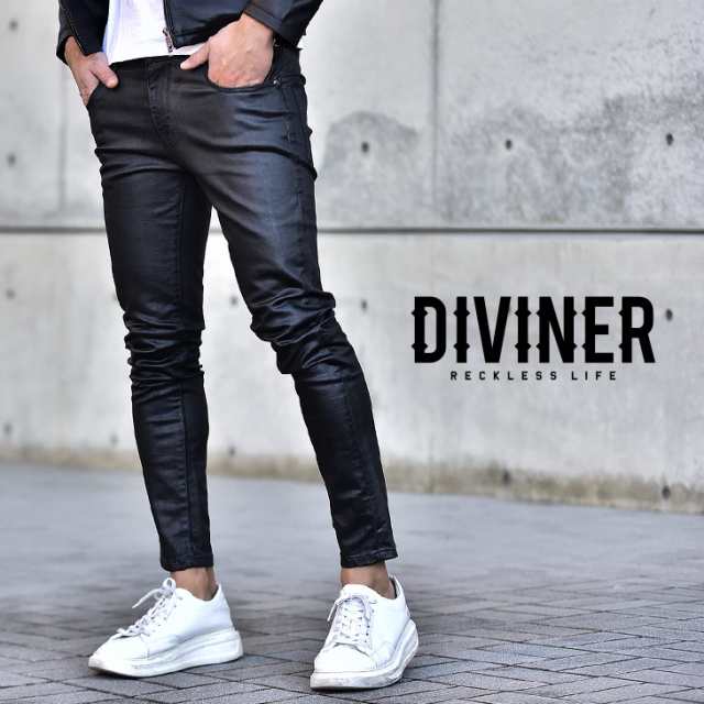 Diviner ディバイナー スキニーパンツ メンズ ブランド 冬 スキニー ジーンズ スキニーデニム デニム デニムパンツ ストレッチ 伸縮 ストの通販はau Pay マーケット Joker