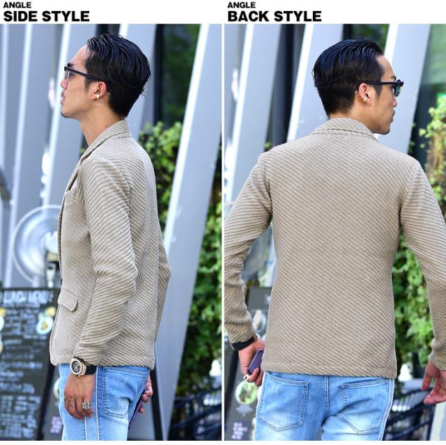 テーラードジャケット ジャケット メンズ テーラード ニット ニットジャケット ニットテーラード フォーマル ツイード キレイめ 結婚式 の通販はau Pay マーケット Joker