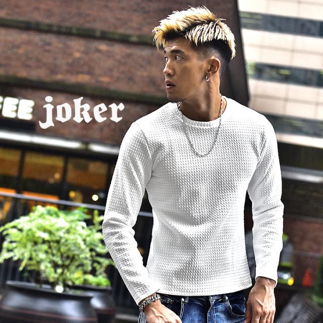 ロンt メンズ クルーネック 無地 おすすめ 長袖tシャツ Tシャツ スリム トップス 千鳥柄 チドリ 長袖 Uネック インナー きれいめ 春 春の通販はau Pay マーケット Joker