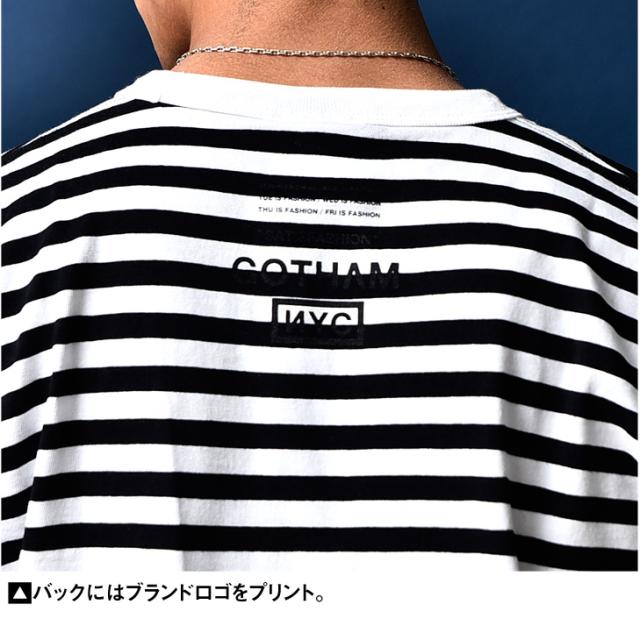 ゴッサム Nyc Gotham Nyc エヌワイシー ゴッサムニューヨーク Tシャツ 半袖 メンズ 半袖tシャツ ボーダー ハート ブランド ストリート ロの通販はau Pay マーケット Joker