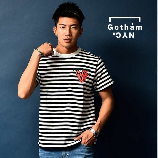 ゴッサム Nyc Gotham Nyc エヌワイシー ゴッサムニューヨーク Tシャツ 半袖 メンズ 半袖tシャツ ボーダー ハート ブランド ストリート ロの通販はau Pay マーケット Joker