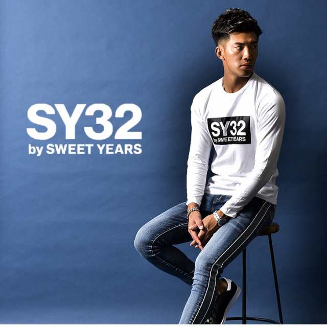 Sy32 By Sweet Years Tシャツ メンズ ロゴ 新作 カットソー 長袖 長袖tシャツ ロゴ 大きいサイズ Ll Xl ブランド お兄系 派手 ロゴ 黒 白の通販はau Pay マーケット Joker