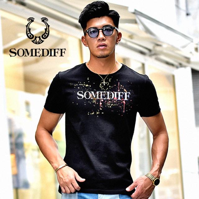 Tシャツ メンズ 半袖tシャツ ロゴプリントtシャツ カットソー 半袖 おしゃれ お洒落 ゴールド シルバー カッコイイ タイト 細め お兄系 の通販はau Pay マーケット Joker