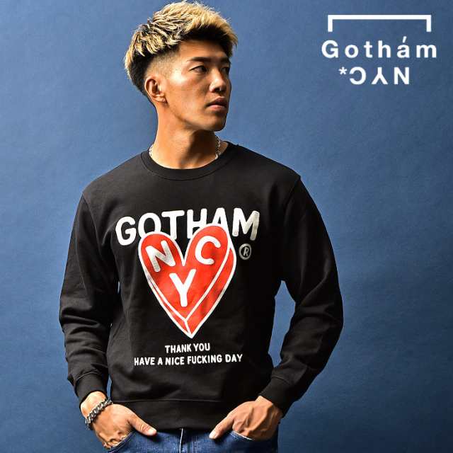 Gotham Nyc ゴッサム エヌワイシー トレーナー メンズ ブランド 長袖 長袖トレーナー カットソー ロンt ストリート ストリートファッショの通販はau Pay マーケット Joker