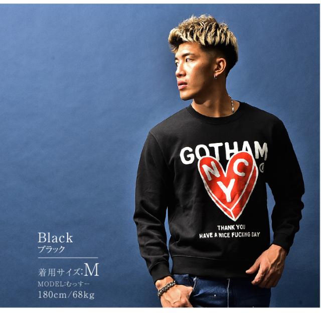 Gotham Nyc ゴッサム エヌワイシー トレーナー メンズ ブランド 長袖 長袖トレーナー カットソー ロンt ストリート ストリートファッショの通販はau Pay マーケット Joker