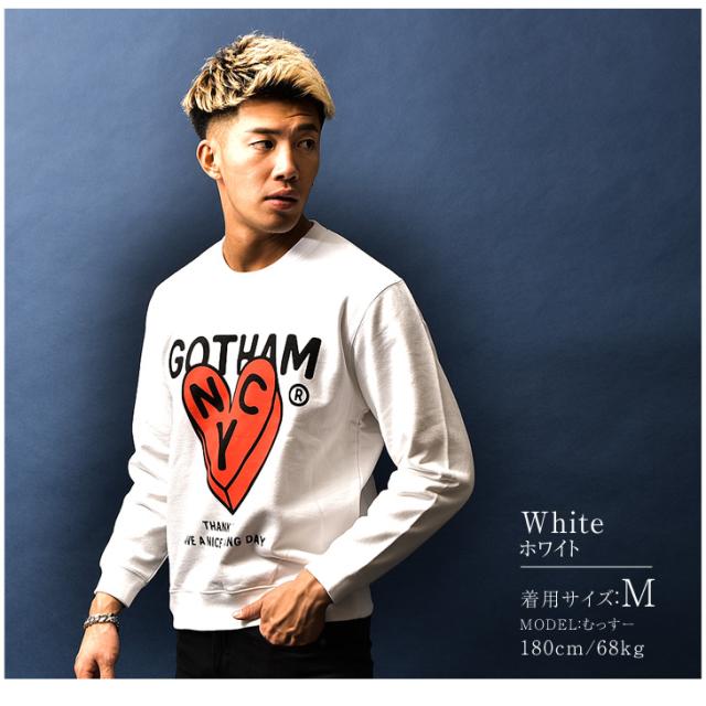 Gotham Nyc ゴッサム エヌワイシー トレーナー メンズ ブランド 長袖 長袖トレーナー カットソー ロンt ストリート ストリートファッショの通販はau Pay マーケット Joker