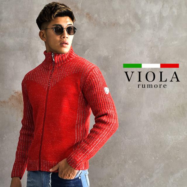 ヴィオラ Viola Rumore ビオラ ジャケット メンズ アウター ニットジャケット ニット 春 黒 ブラック レッド 赤 派手 グレー カジュアル の通販はau Pay マーケット Joker