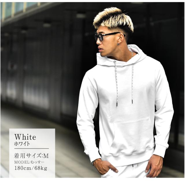 パーカー メンズ 長袖パーカー ブランド 長袖 プルパーカー カジュアル ブラック 黒 ホワイト 白 大きいサイズ Ll Xl 春 春服 春物 派手 の通販はau Pay マーケット Joker