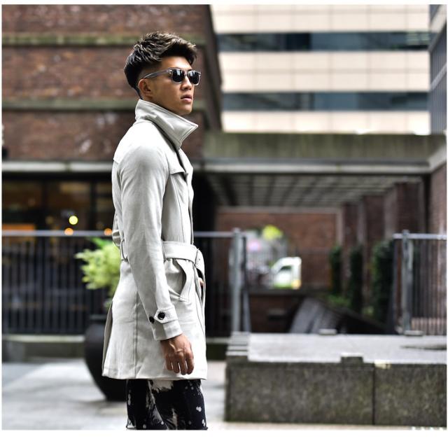 送料無料 トレンチコート メンズ ショート ロング ロング丈 ベージュ 大きいサイズ Ll Xl ブラック 黒 グレー コート ビジネス ビジネの通販はau Pay マーケット Joker