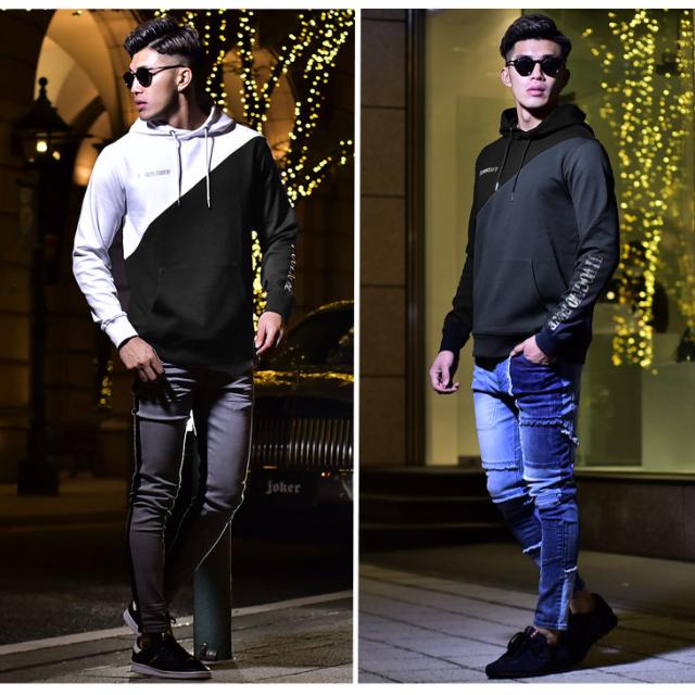 パーカー メンズ おしゃれ ブランド プルオーバー スウェット 春新作 スウェットパーカー かわいい ラインストーン 長袖 大きいサイズ Llの通販はau Pay マーケット Joker