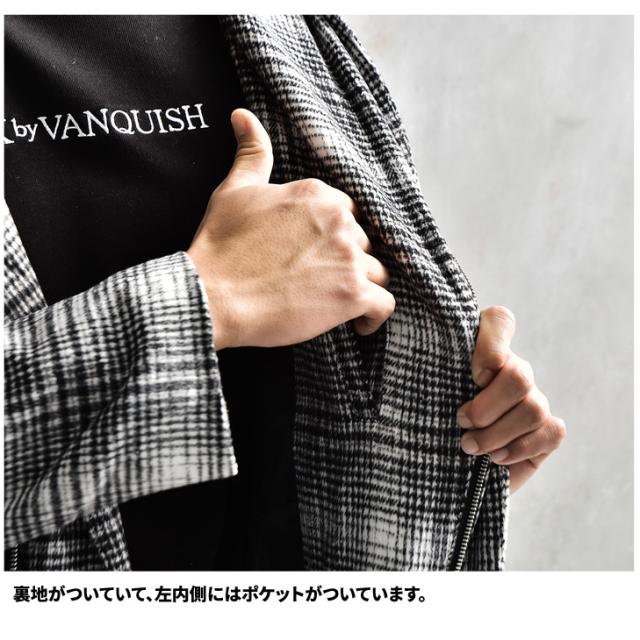 コート メンズ ブランド カジュアル 40代 ビジネスコート チェック フード ロングコート チェック柄 ひざ上 ひざ下 大きいサイズ 春 春服の通販はau Pay マーケット Joker