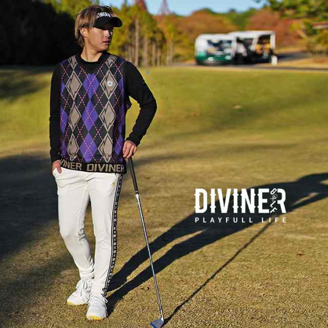 DIVINER GOLF】ゴルフウェア メンズ ベスト メンズ ブランド チョッキ